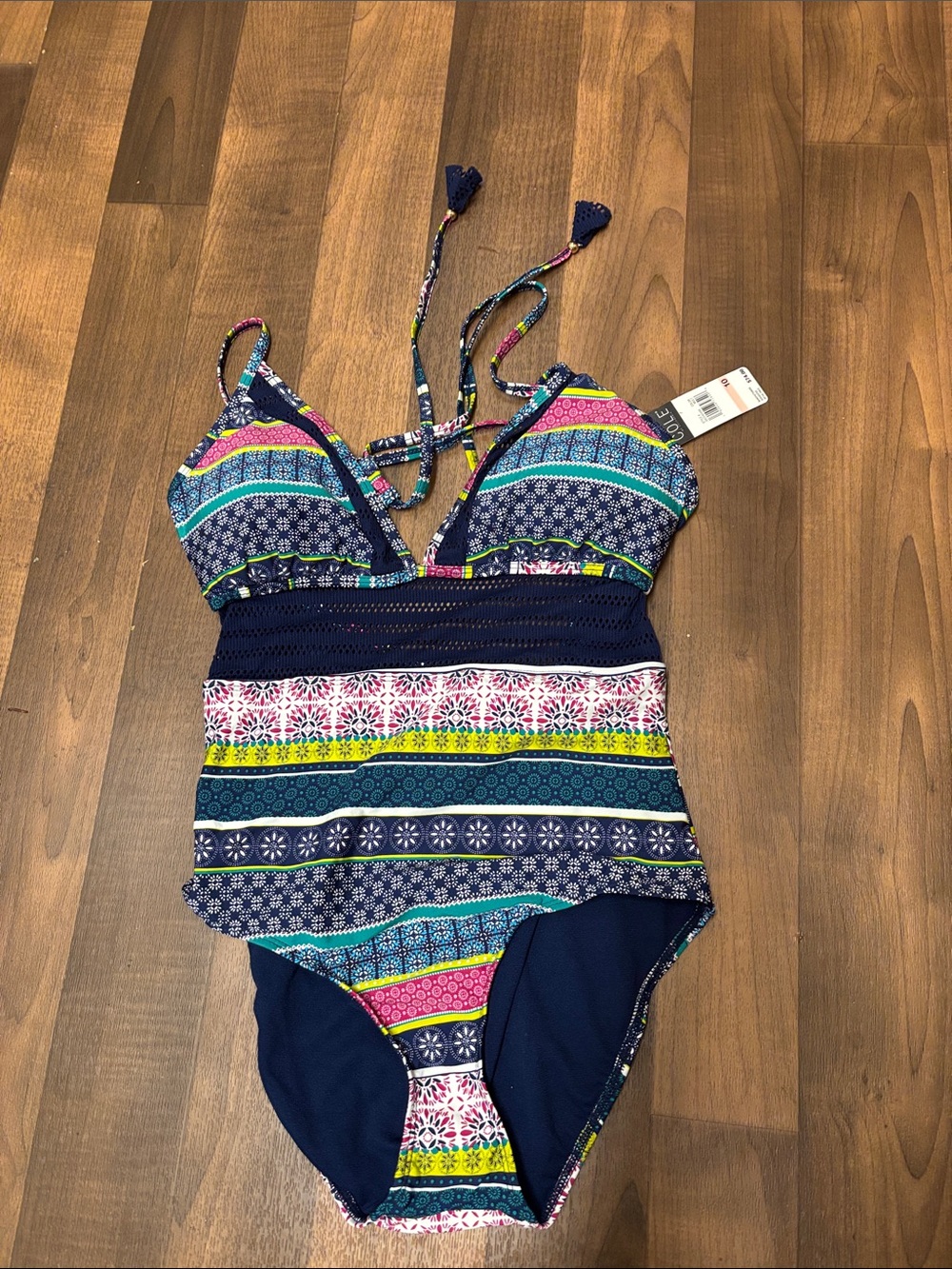 Cole of California Sz 10  multi color one piece